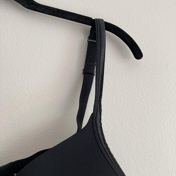 Cacique Bra 118641 Black Full Coverage Smooth Balconette Bra Size 40DD Underwire - Picture 3 of 12